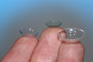 scleral lens blue
